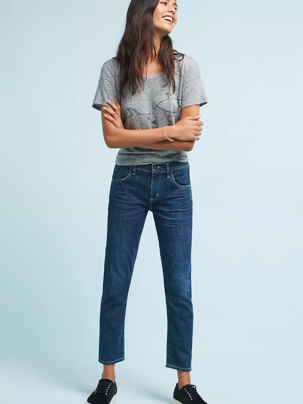 Anthropologie | Citizens Of Humanity | 30 | Elsa Mid Rise Slim Crop